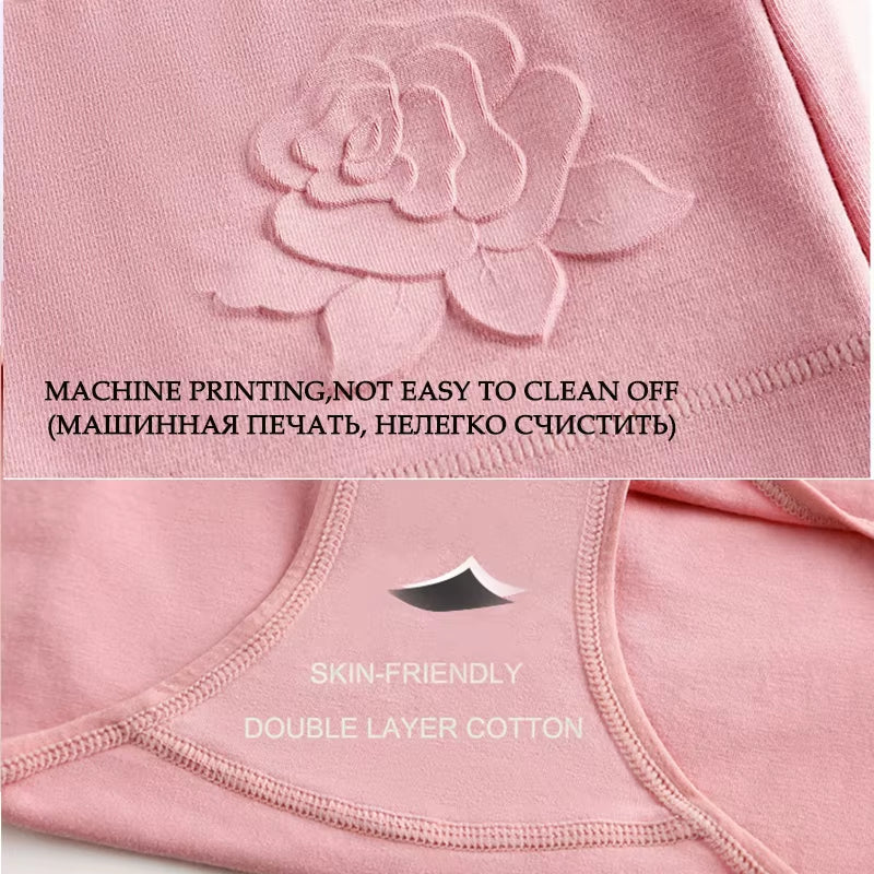 4Pcs/Lot Women'S Panties High Waist Underwear Cotton Abdominal plus Size Briefs Girls Seamless Underpants Sexy Lingeries Female