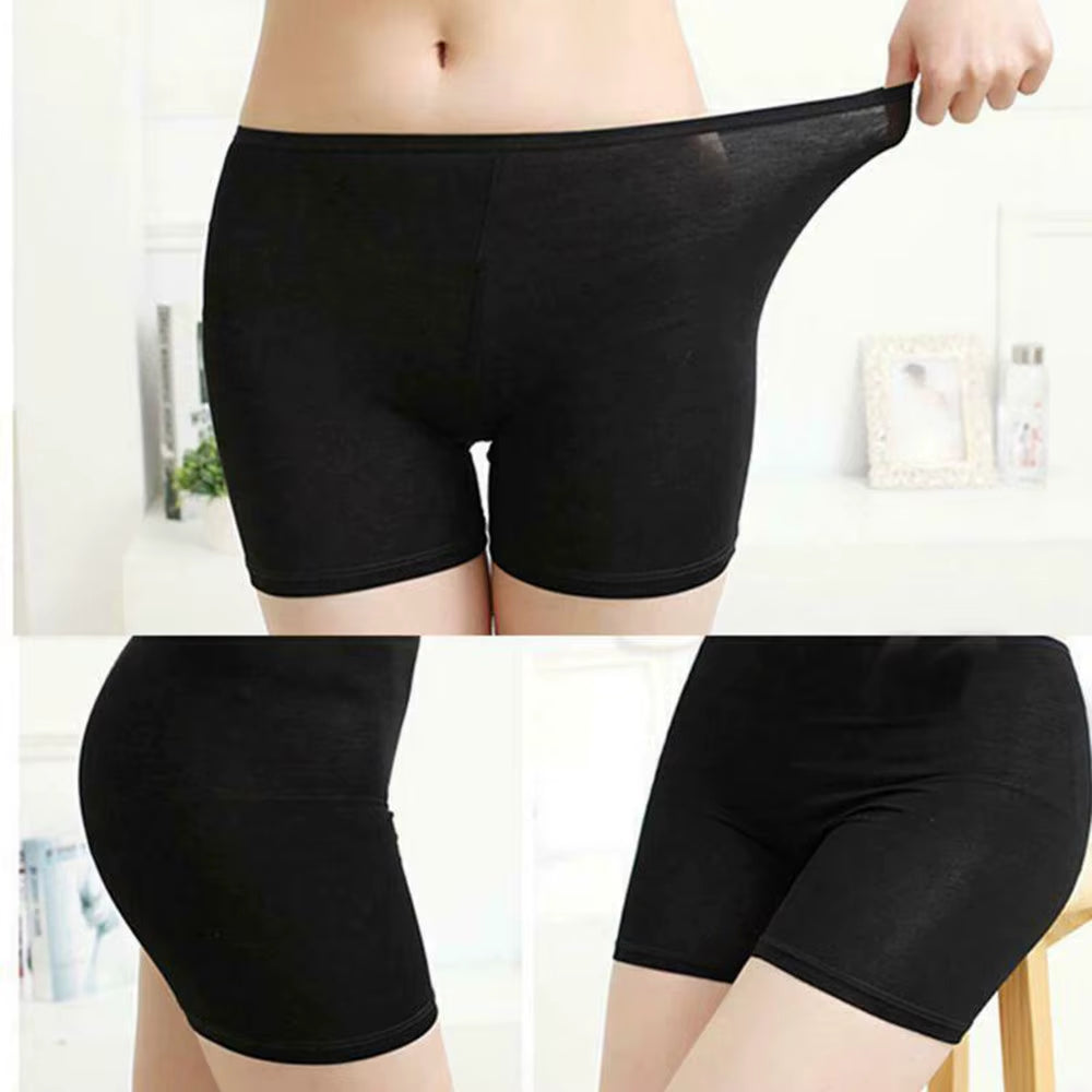 High Waist Summer Women'S Skirt Shorts-Boxer Panties Girls Safety Briefs Boyshort Underpants Tights Slim Lingeries Short Pants
