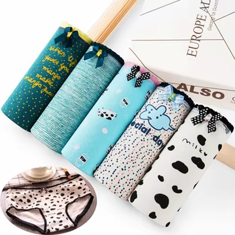 6 Pcs/ Underwear Women Girls Panties Ladies Underwear Briefs Panties Women Lace Lingeries Cueca Calcinhas Shorts Underpant