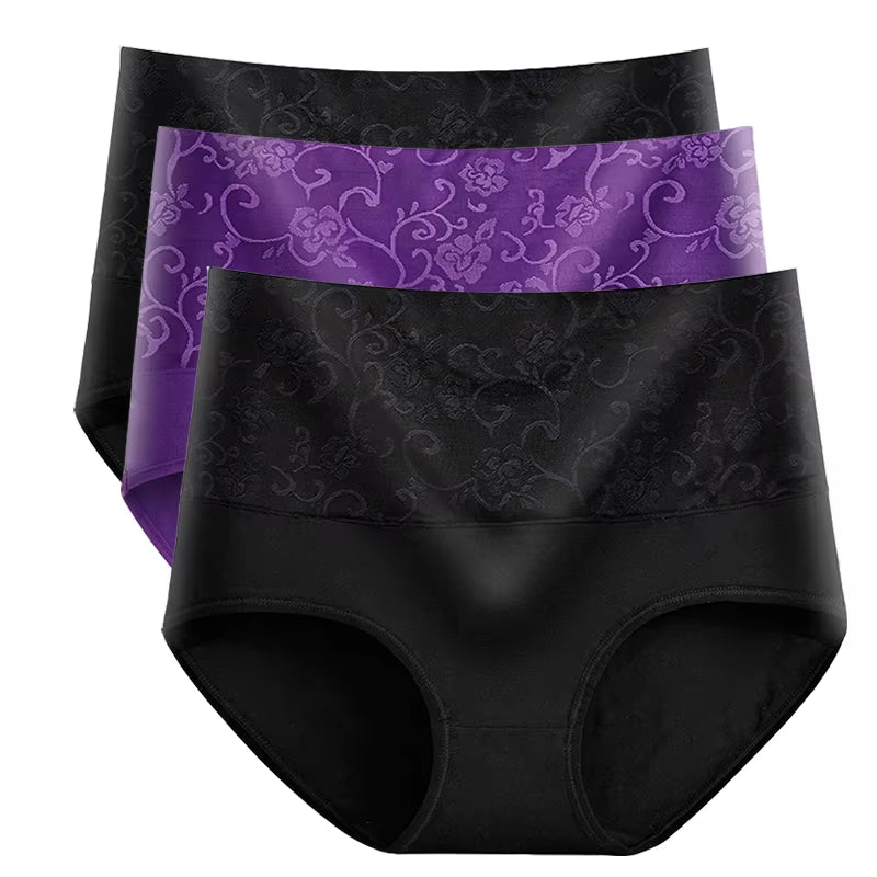 Plus Size Panties Women'S High Waist Abdominal Underwear Cotton Seamless Briefs Girls Underpant Sexy Lingeries for Female L-5XL