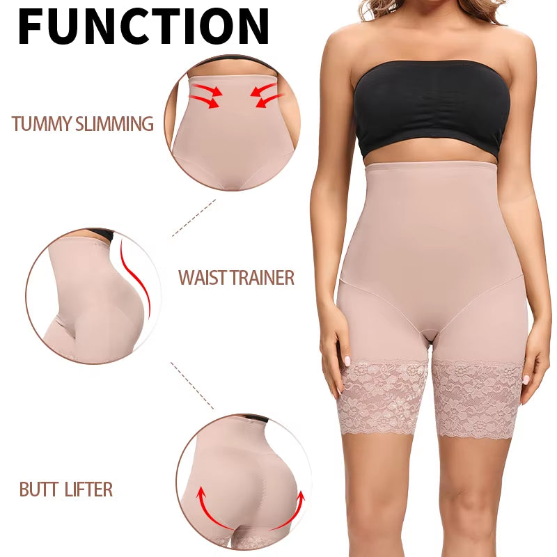 Women Butt Lifter Shapewear Control Panties  Lace New Tummy Slimming Underwear Shaper Sexy Waist Trainer Lingeries
