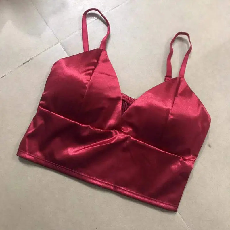 Sexy V-Neck Bras Beauty Backs Wrap Chest Wireless Women Bras Lingeries Summer Tube Tops Underwear