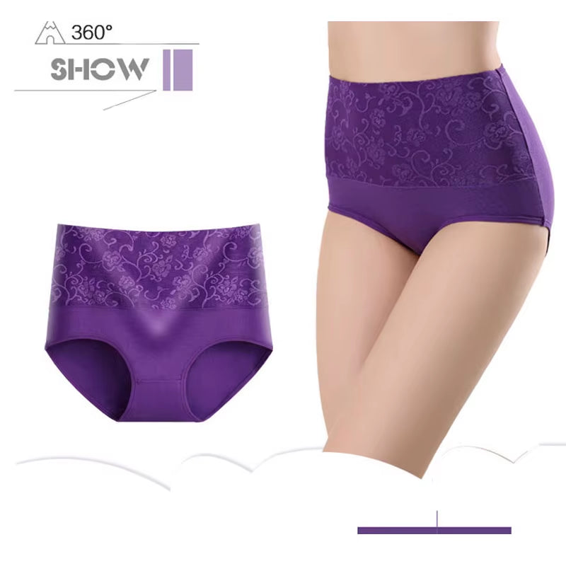 Plus Size Panties Women'S High Waist Abdominal Underwear Cotton Seamless Briefs Girls Underpant Sexy Lingeries for Female L-5XL
