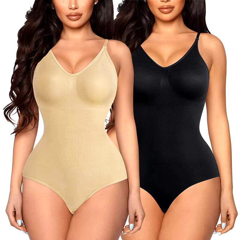 Sculpting Bodysuit Shapewear Seamless Waist Trainer Body Shaper Women Tummy Control Butt Lifter Corset Push up Cami Lingeries