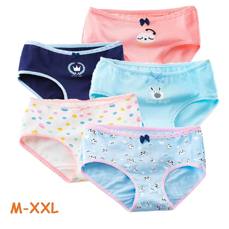 3Pcs/Lot Underwear Women'S Panties Girls Cotton Briefs Seamless Panty Breathable Bow plus Size Underpants Female Sexy Lingeries