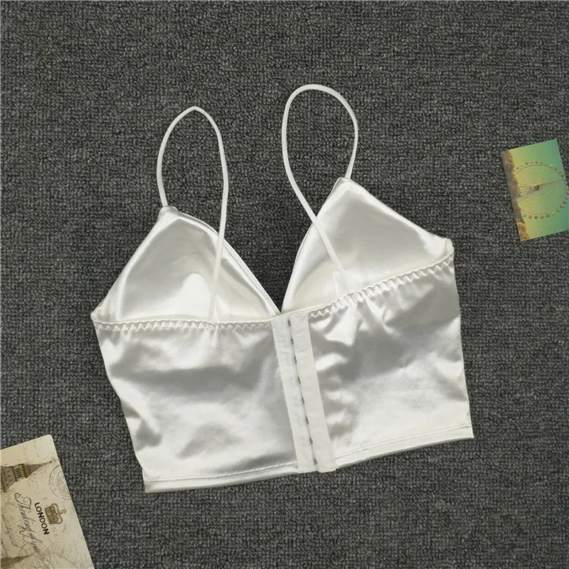 Sexy V-Neck Bras Beauty Backs Wrap Chest Wireless Women Bras Lingeries Summer Tube Tops Underwear